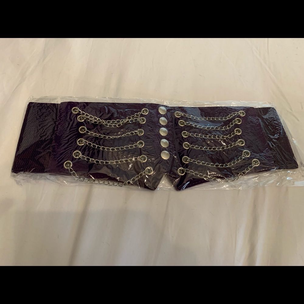 NEW purple belt/corset